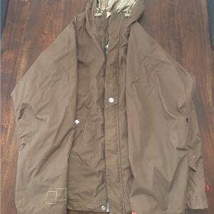 Foursquare Snowboard Jacket M/L – Brown 5K Insulated Ski Coat